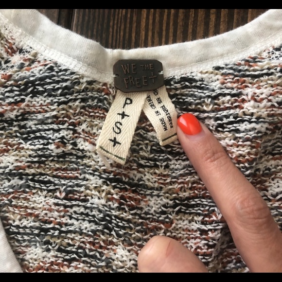 Free People Scoop Neck Size S - Picture 2 of 4